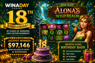 Winaday Casino Celebrates 18 Years Online with New Release: o caça-níquel