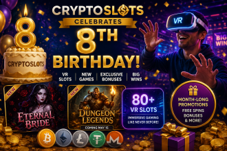 CryptoSlots Celebrates 8 Years with VR: o caça-níquel